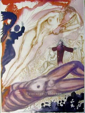 Mulier e latere viri Salvador Dali Peinture à l'huile